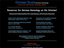 Tablet Screenshot of germanroots.com